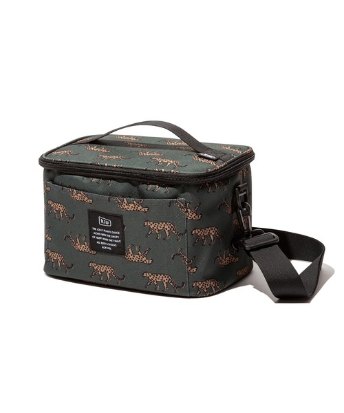 KiU（キウ）の「600D ソフトクーラーバッグ　5L（アウトドアグッズ・メンズ・レオパード/グレー系その他/ホワイト系その他/ブラック系その他/ブラック/カーキ/ブラック系その他2/ホワイト×ブルー/カラフル/ベージュ系その他/レッド系その他/ブルー系その他/ブルー系その他2/タイガーカモ/ブラック×カーキ/ブルー系その他3/ダークグリーン系/ベージュ系その他2/ホワイト系その他2・FREE）」の12枚目の写真