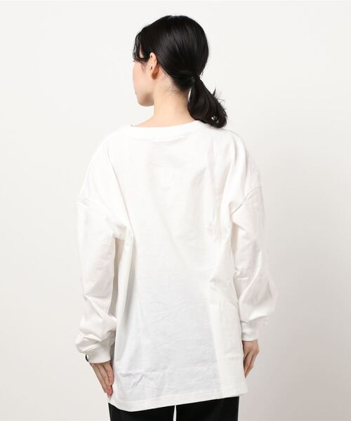 LOWRYS FARM(ローリーズファーム)の「NYCフロントプリントロンT 939600(Tシャツ/カットソー・レディース・ホワイト/オフホワイト/ネイビー・FREE)」の15枚目の写真