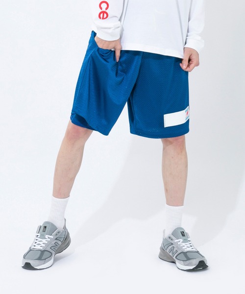 NEW BALANCE（ニューバランス）の「NB Essentials Field Day メッシュショーツ（その他パンツ・メンズ・イエロー/ブルー・SMALL/MEDIUM/LARGE/X-LARGE/XX-LARGE）」の4枚目の写真