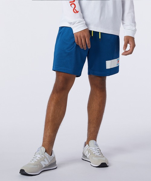 NEW BALANCE（ニューバランス）の「NB Essentials Field Day メッシュショーツ（その他パンツ・メンズ・イエロー/ブルー・SMALL/MEDIUM/LARGE/X-LARGE/XX-LARGE）」の8枚目の写真