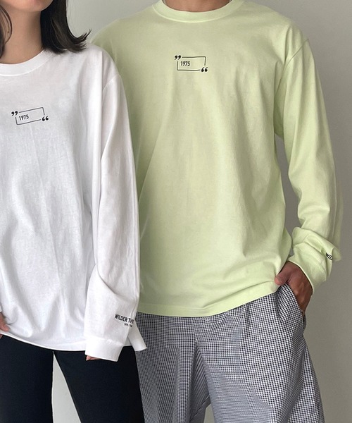 CANAL JEAN（キャナルジーン）の「1975 TOKYO(1975 トーキョー) "STREET PHOTO"ロングTシャツ（Tシャツ/カットソー・レディース・ホワイト/ライム/エメラルド・LARGE/X-LARGE）」の10枚目の写真