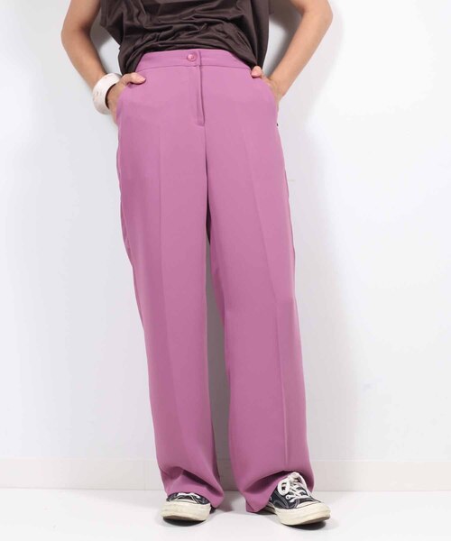 via j（ヴィアジェイ）の「スラックス（スラックス・レディース・ブラウン・SMALL）」の3枚目の写真