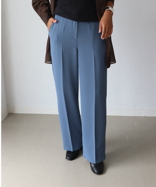 via j（ヴィアジェイ）の「スラックス（スラックス・レディース・ブラウン・SMALL）」の6枚目の写真