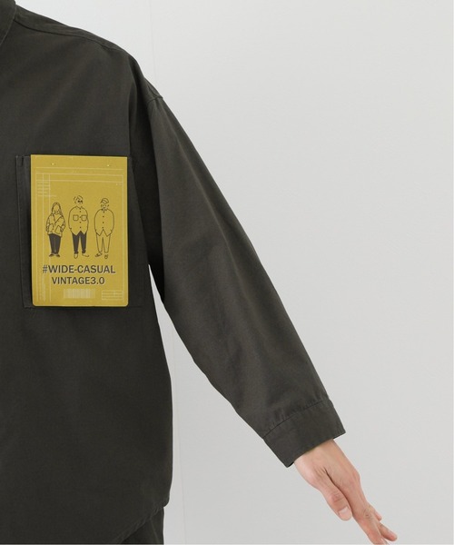 B.C STOCK(ベーセーストック)の「【#WC】L.DUCK ビッグシャツ(シャツ/ブラウス・メンズ・アイボリー/ブラック系その他・MEDIUM/LARGE)」の8枚目の写真