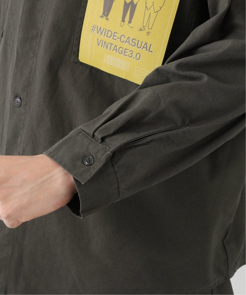 B.C STOCK(ベーセーストック)の「【#WC】L.DUCK ビッグシャツ(シャツ/ブラウス・メンズ・アイボリー/ブラック系その他・MEDIUM/LARGE)」の5枚目の写真