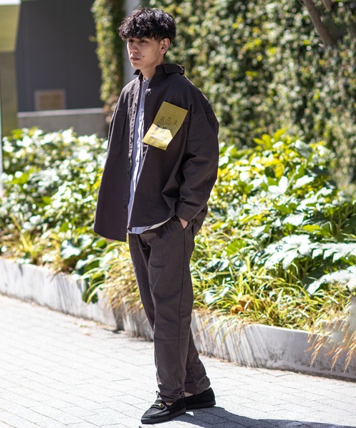 B.C STOCK(ベーセーストック)の「【#WC】L.DUCK ビッグシャツ(シャツ/ブラウス・メンズ・アイボリー/ブラック系その他・MEDIUM/LARGE)」の19枚目の写真