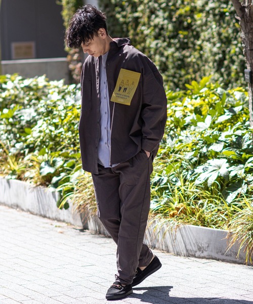 B.C STOCK(ベーセーストック)の「【#WC】L.DUCK ビッグシャツ(シャツ/ブラウス・メンズ・アイボリー/ブラック系その他・MEDIUM/LARGE)」の20枚目の写真