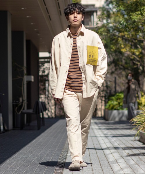 B.C STOCK(ベーセーストック)の「【#WC】L.DUCK ビッグシャツ(シャツ/ブラウス・メンズ・アイボリー/ブラック系その他・MEDIUM/LARGE)」の22枚目の写真