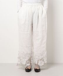 TSUHARU by Samansa Mos2 | 花柄メッシュ刺繍パンツ(その他パンツ)