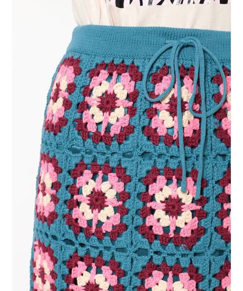 jouetie（ジュエティ）の「カラークロシェスカート（スカート・レディース・ブラック/ブルー/ベージュ・MEDIUM）」の13枚目の写真