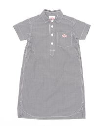 DANTON キッズ シャツワンピース MTP ギンガムチェック M 115