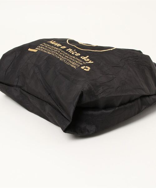 OPEN EDITIONS（オープンエディションズ）の「【OPEN EDITIONS/オープンエディションズ】エコバッグ　トートバッグ（エコバッグ/サブバッグ・レディース・ホワイト×イエロー/ホワイト/ホワイト×レッド/ホワイト×ブルー/ブラック×ゴールド/ブラック・FREE）」の9枚目の写真