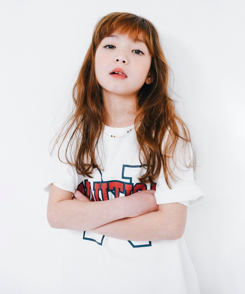 NAUTICA(ノーティカ)の「【NAUTICA/ノーティカ】カレッジロゴ「N」Tシャツ(Tシャツ/カットソー・キッズ・オフホワイト/グリーン/杢グレー・100cm/110cm/120cm/130cm/140cm/150cm)」の18枚目の写真