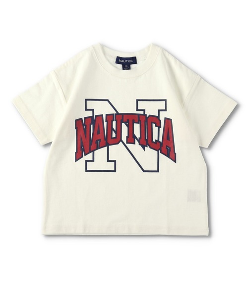 NAUTICA(ノーティカ)の「【NAUTICA/ノーティカ】カレッジロゴ「N」Tシャツ(Tシャツ/カットソー・キッズ・オフホワイト/グリーン/杢グレー・100cm/110cm/120cm/130cm/140cm/150cm)」の12枚目の写真