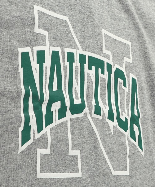 NAUTICA(ノーティカ)の「【NAUTICA/ノーティカ】カレッジロゴ「N」Tシャツ(Tシャツ/カットソー・キッズ・オフホワイト/グリーン/杢グレー・100cm/110cm/120cm/130cm/140cm/150cm)」の13枚目の写真