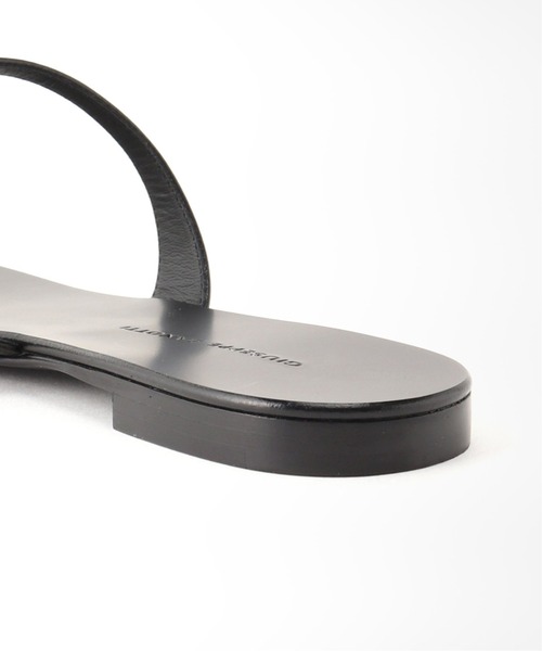 ジュゼッペザノッティデザイン バックストラップ サンダル 39 黒  