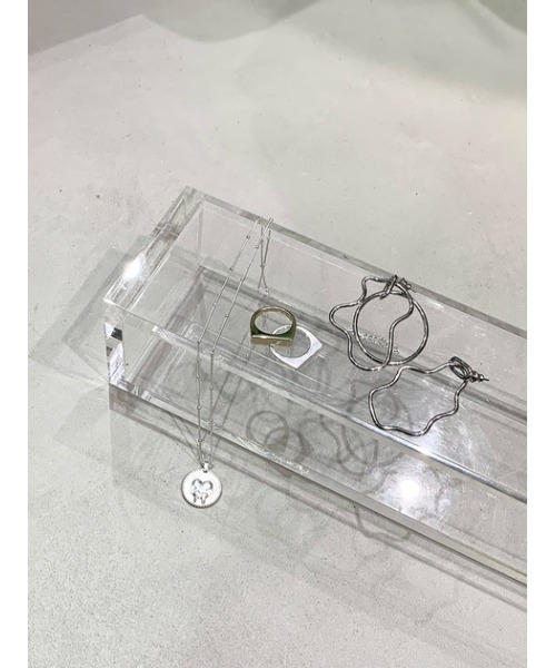 SLY（スライ）の「ABSTRACT HOOP P/EARRING（ピアス（両耳用）・レディース・シルバー/ゴールド・FREE）」の18枚目の写真