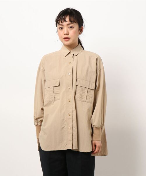 FELLINI（フェリーニ）の「シャツ（シャツ/ブラウス・レディース・ベージュ/ホワイト/ネイビー・M）」の2枚目の写真