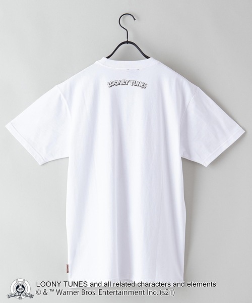 LOONEY TUNES CLASSIC(ルーニーチューンズクラシック)の「【LOONEY TUNES/ルーニー・テューンズ】別注 プリントTシャツ(Tシャツ/カットソー・メンズ・ホワイト系その他/ホワイト/オリーブ/ブルー・MEDIUM/LARGE/X-LARGE/SMALL)」の12枚目の写真