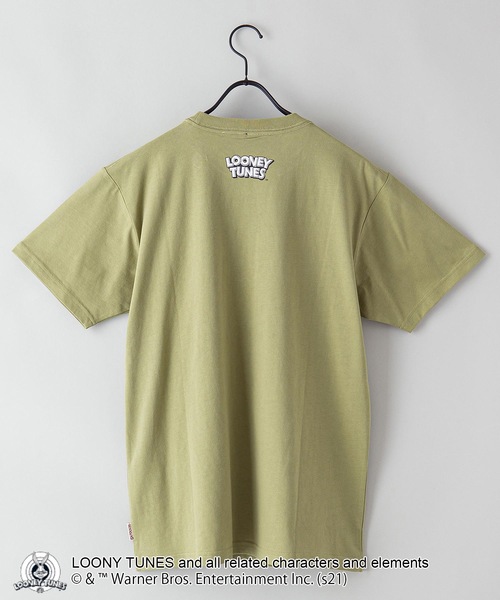 LOONEY TUNES CLASSIC(ルーニーチューンズクラシック)の「【LOONEY TUNES/ルーニー・テューンズ】別注 プリントTシャツ(Tシャツ/カットソー・メンズ・ホワイト系その他/ホワイト/オリーブ/ブルー・MEDIUM/LARGE/X-LARGE/SMALL)」の10枚目の写真
