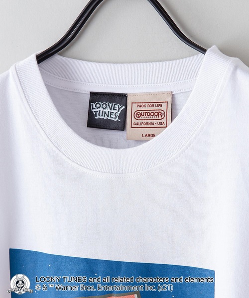LOONEY TUNES CLASSIC(ルーニーチューンズクラシック)の「【LOONEY TUNES/ルーニー・テューンズ】別注 プリントTシャツ(Tシャツ/カットソー・メンズ・ホワイト系その他/ホワイト/オリーブ/ブルー・MEDIUM/LARGE/X-LARGE/SMALL)」の8枚目の写真