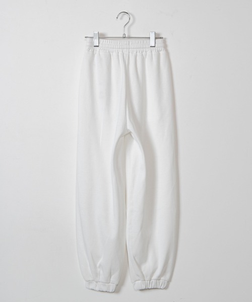 WEGO（ウィゴー）の「WEGO/刺繍イージーJOGパンツ（スウェットパンツ・レディース・ホワイト/ブラック/イエロー/アニマル・FREE）」の12枚目の写真