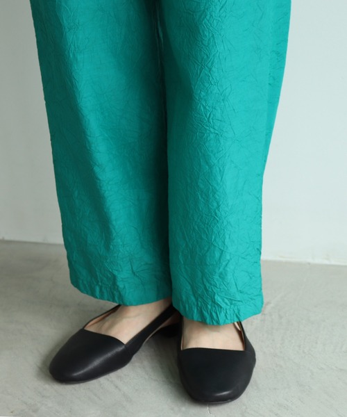 yuni(ユニ )の「コットン/キュプラ product dye petti パンツ(その他パンツ・レディース・グリーン/ピンク/スモークピンク/ブラウン/カーキ・FREE)」の13枚目の写真