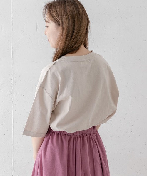 URBAN RESEARCH Sonny Label（アーバンリサーチサニーレーベル）の「ヴィンテージライクプリントTEE（Tシャツ/カットソー・レディース・チャコールグレー/オフホワイト/ベージュ・FREE）」の6枚目の写真