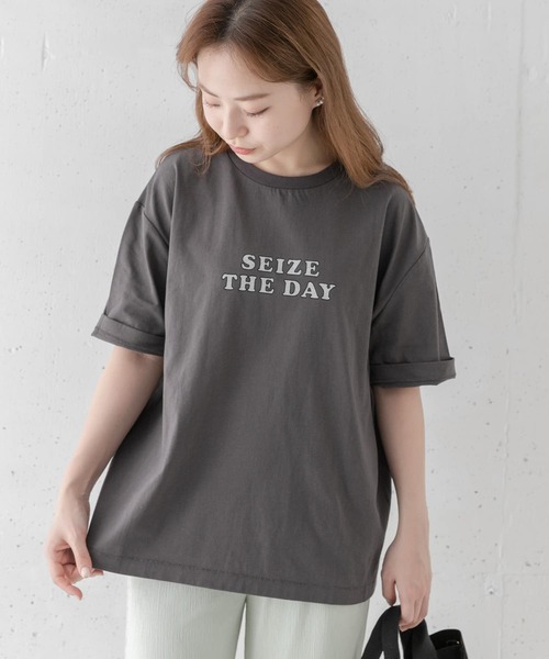 URBAN RESEARCH Sonny Label（アーバンリサーチサニーレーベル）の「ヴィンテージライクプリントTEE（Tシャツ/カットソー・レディース・チャコールグレー/オフホワイト/ベージュ・FREE）」の9枚目の写真