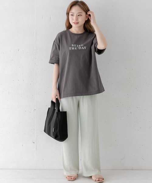 URBAN RESEARCH Sonny Label（アーバンリサーチサニーレーベル）の「ヴィンテージライクプリントTEE（Tシャツ/カットソー・レディース・チャコールグレー/オフホワイト/ベージュ・FREE）」の10枚目の写真
