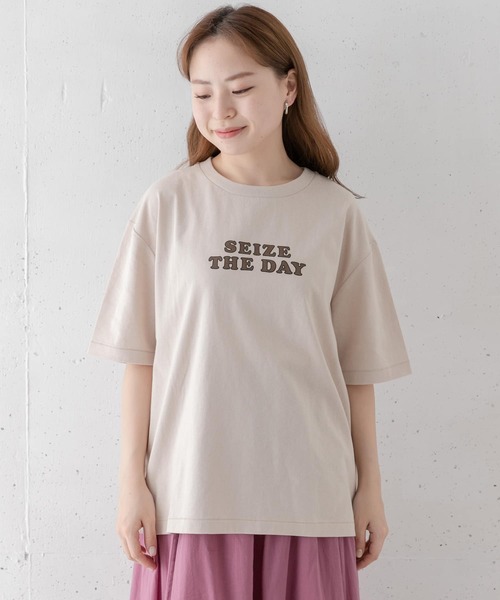 URBAN RESEARCH Sonny Label（アーバンリサーチサニーレーベル）の「ヴィンテージライクプリントTEE（Tシャツ/カットソー・レディース・チャコールグレー/オフホワイト/ベージュ・FREE）」の12枚目の写真