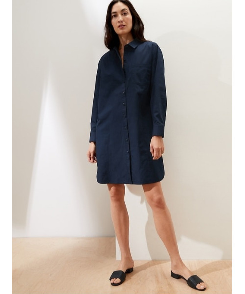 ポプリンシャツドレス シャツワンピース Banana Factory Store Republic セール Factory Factory ファクトリーストア のファッション Republic Store バナナリパブリック Banana Republic Republic