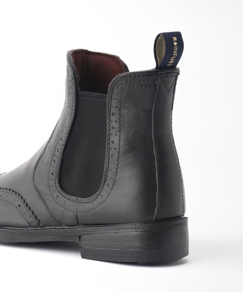 RAINFUBS（レインファブス）の「RAINFUBS サイドゴアメダリオンレインブーツ（レインシューズ・レディース・ブラック・24cm/25cm）」の6枚目の写真