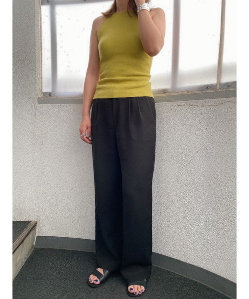 LiSeek（リシーク）の「【LiSeeK】アメスリニットＴＯＰ（ニット/セーター・レディース・ベージュ/ブラック/ホワイト/ブラウン/イエロー・FREE）」の6枚目の写真