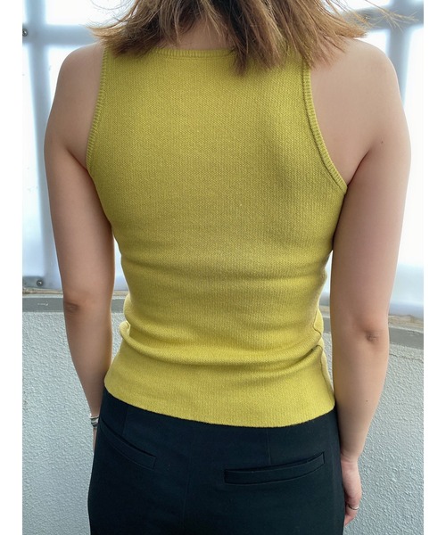 LiSeek（リシーク）の「【LiSeeK】アメスリニットＴＯＰ（ニット/セーター・レディース・ベージュ/ブラック/ホワイト/ブラウン/イエロー・FREE）」の7枚目の写真