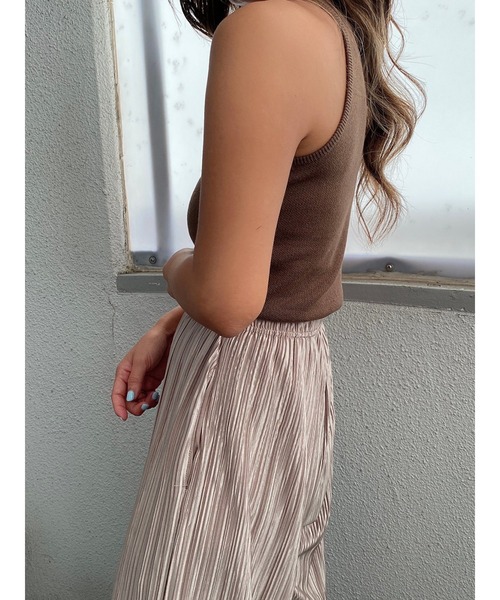 LiSeek（リシーク）の「【LiSeeK】アメスリニットＴＯＰ（ニット/セーター・レディース・ベージュ/ブラック/ホワイト/ブラウン/イエロー・FREE）」の12枚目の写真
