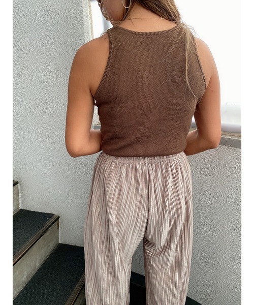 LiSeek（リシーク）の「【LiSeeK】アメスリニットＴＯＰ（ニット/セーター・レディース・ベージュ/ブラック/ホワイト/ブラウン/イエロー・FREE）」の19枚目の写真