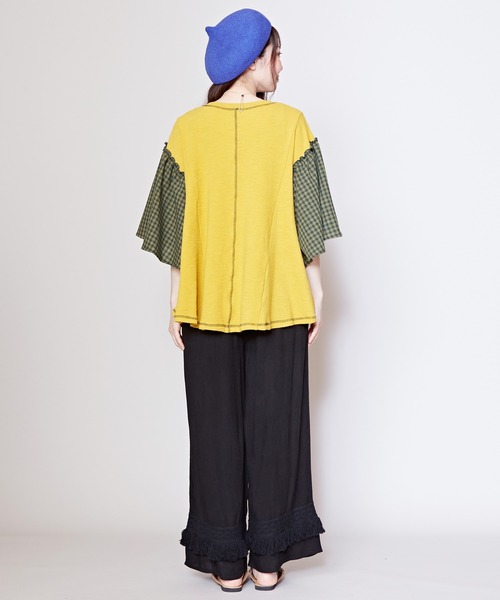 チャイハネ（チャイハネ）の「【チャイハネ】シャリンフリンジワイドパンツ（その他パンツ・レディース・ブラック/ブラウン/カーキ/ブルー/イエロー/パープル/オレンジ/レッド/ターコイズブルー/ベージュ/ホワイト/グリーン・FREE）」の19枚目の写真