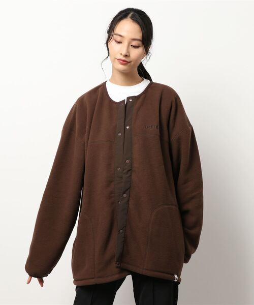 セール】胸刺繍リサイクルフリースブルゾン（ブルゾン）｜FRUIT OF THE