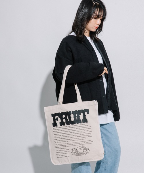 FRUIT OF THE LOOM(フルーツオブザルーム)の「胸刺繍リサイクルフリースブルゾン(ブルゾン・レディース・ブラック/ブラウン・XL/M/L)」の9枚目の写真