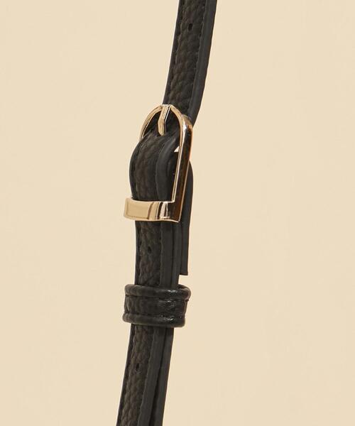 BEAUTY&YOUTH UNITED ARROWS(ビューティーアンドユースユナイテッドアローズ)の「BY ラインハンドル ステッチショルダーバッグ -2WAY- ∴(ショルダーバッグ・レディース・ブラック/オフホワイト/オレンジ/ピンク・FREE)」の19枚目の写真