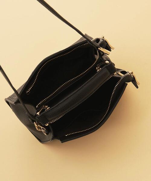 BEAUTY&YOUTH UNITED ARROWS(ビューティーアンドユースユナイテッドアローズ)の「BY ラインハンドル ステッチショルダーバッグ -2WAY- ∴(ショルダーバッグ・レディース・ブラック/オフホワイト/オレンジ/ピンク・FREE)」の20枚目の写真