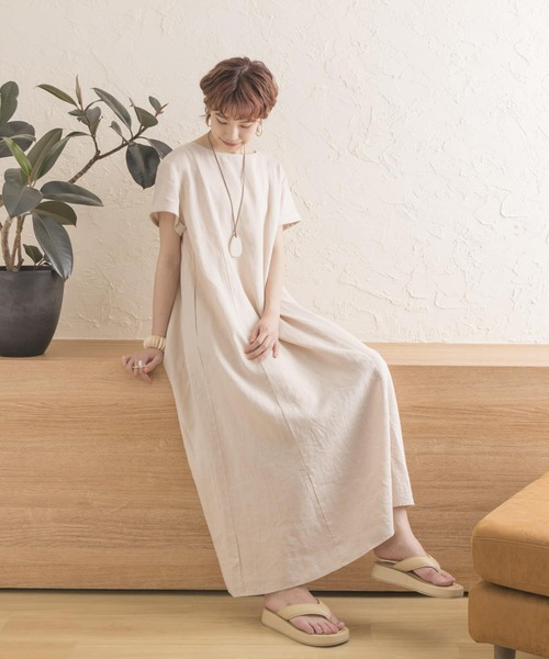URBANRESEARCH タックシャツワンピースFREE オレンジ Shortサイズあり』タックシャツワンピース｜アーバンリサーチの