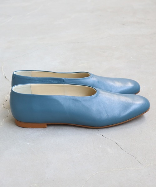 bulle de savon（ビュルデサボン）の「REMME レザースリッポン（パンプス・レディース・ブラック/ブラウン/サックスブルー・36/37/38）」の3枚目の写真