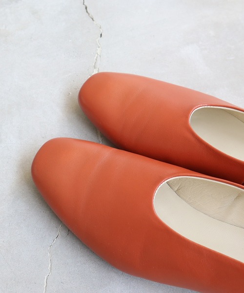 bulle de savon（ビュルデサボン）の「REMME レザースリッポン（パンプス・レディース・ブラック/ブラウン/サックスブルー・36/37/38）」の8枚目の写真