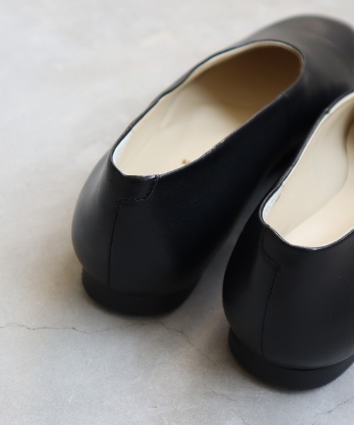 bulle de savon（ビュルデサボン）の「REMME レザースリッポン（パンプス・レディース・ブラック/ブラウン/サックスブルー・36/37/38）」の9枚目の写真