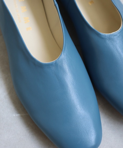 bulle de savon（ビュルデサボン）の「REMME レザースリッポン（パンプス・レディース・ブラック/ブラウン/サックスブルー・36/37/38）」の21枚目の写真