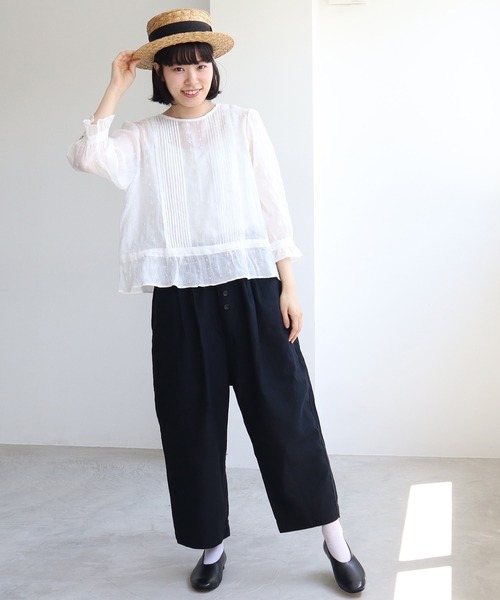 bulle de savon（ビュルデサボン）の「REMME レザースリッポン（パンプス・レディース・ブラック/ブラウン/サックスブルー・36/37/38）」の18枚目の写真