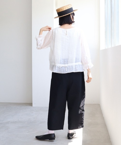 bulle de savon（ビュルデサボン）の「REMME レザースリッポン（パンプス・レディース・ブラック/ブラウン/サックスブルー・36/37/38）」の22枚目の写真