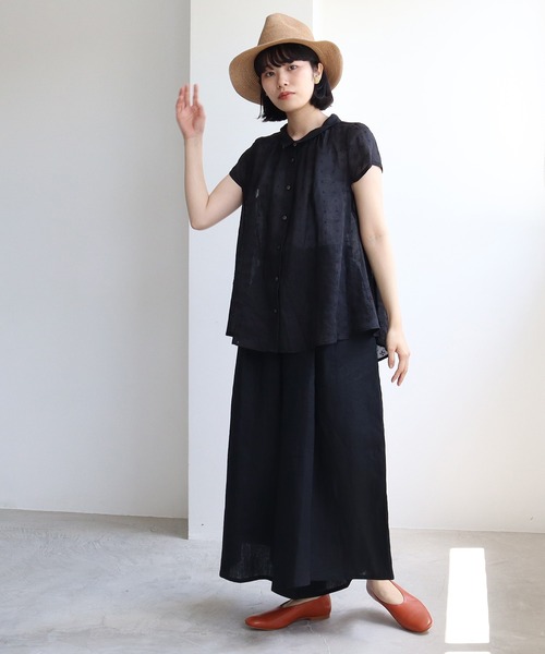 bulle de savon（ビュルデサボン）の「REMME レザースリッポン（パンプス・レディース・ブラック/ブラウン/サックスブルー・36/37/38）」の19枚目の写真